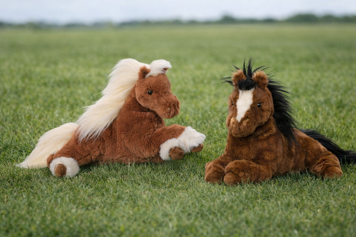 Peluche Bukowski Storm – Poney Marron 30 cm