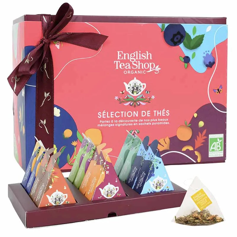 Coffret 12 Pyramides Bio – Thés & Infusions Fruités et Épicés