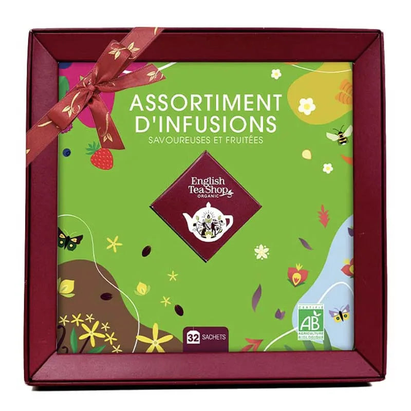 Coffret 4 Infusions Bio – Assortiment de Saveurs & Bien-être