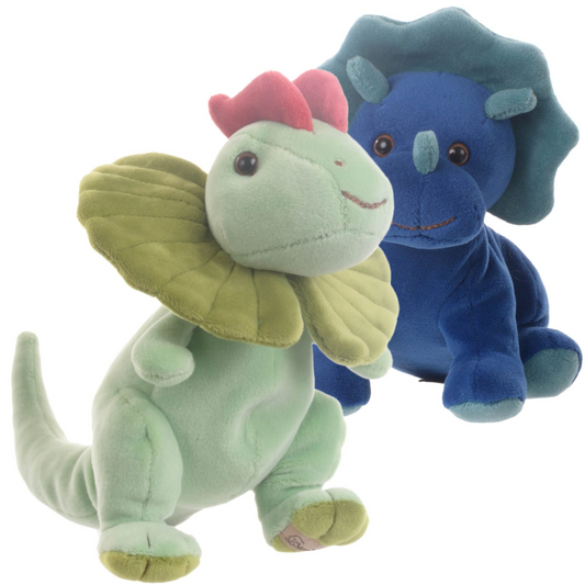 Peluches Bukowski Baby Tricy & Baby Dilo – Dinosaures 15 cm