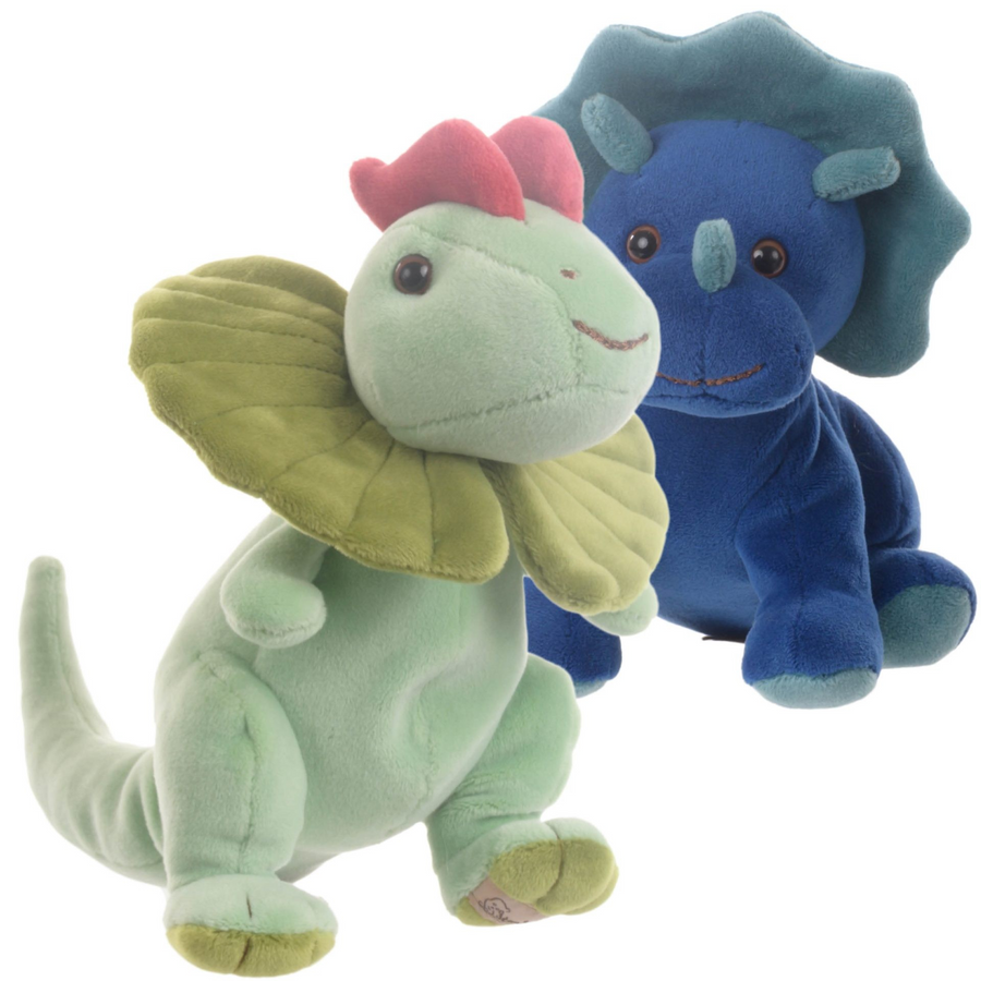 Peluches Bukowski Baby Tricy & Baby Dilo – Dinosaures 15 cm