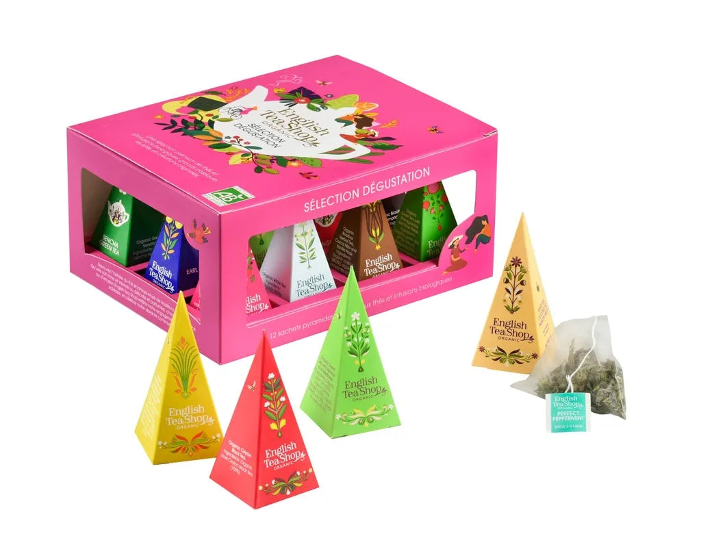 Coffret 12 Thés & Infusions Bio – Sélection de Saveurs Variées