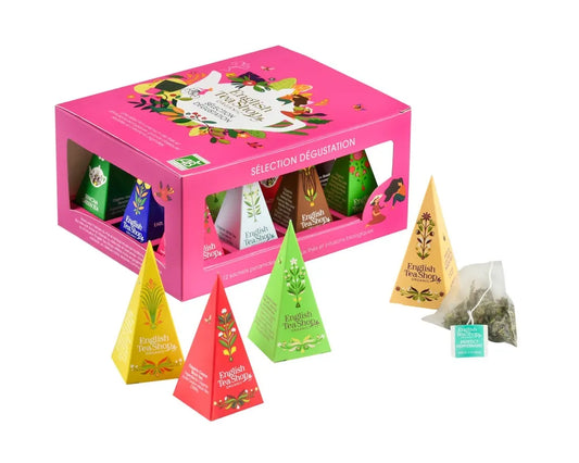 Coffret 12 Thés & Infusions Bio – Sélection de Saveurs Variées