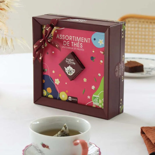 Coffret 4 Thés Bio – Sélection de Thés aux Saveurs Raffinées