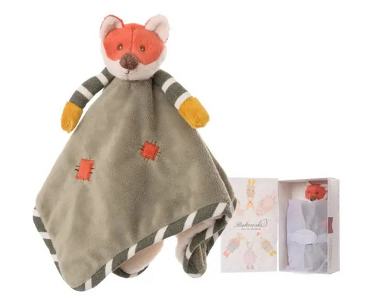 Doudou Renard Bukowski Foxy Baby Rug – 30 x 30 cm