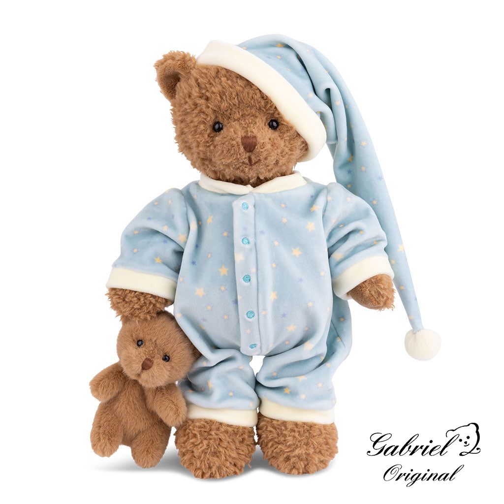 Peluche Bukowski Sleepy Selma ou Hugo – Ours Brun 25 cm