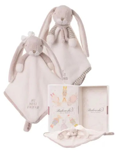 Doudou Lapin Bukowski Baby Rug – Lena ou Lucian 30 cm