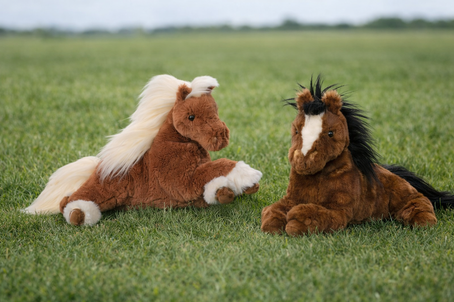Peluche Bukowski Storm – Poney Marron 30 cm