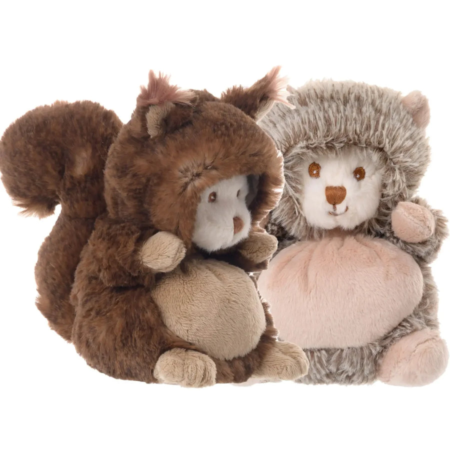 Peluches Bukowski Ziggy – Brunis Écureuil & Hubert Hérisson