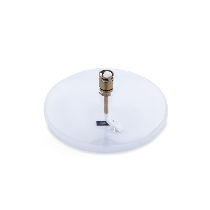 Lampe à Huile Disc M Peri Living – Verre Transparent Ø14 cm