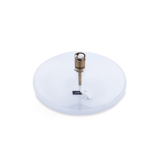Lampe à Huile Disc M Peri Living – Verre Transparent Ø14 cm