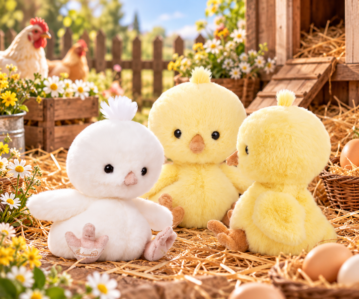 Peluche Bukowski Baby Chicky Canard – 15 cm