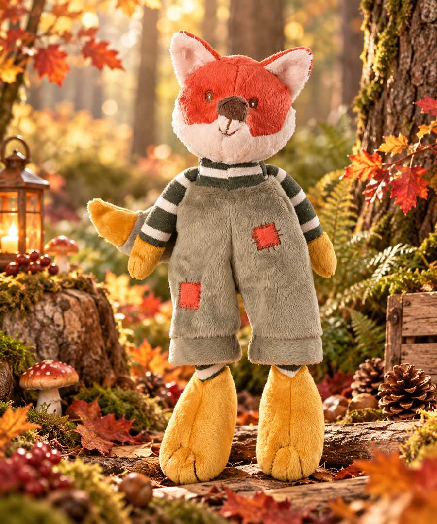 Peluche Bukowski Foxy – Renard 25 cm | Cadeau Naissance