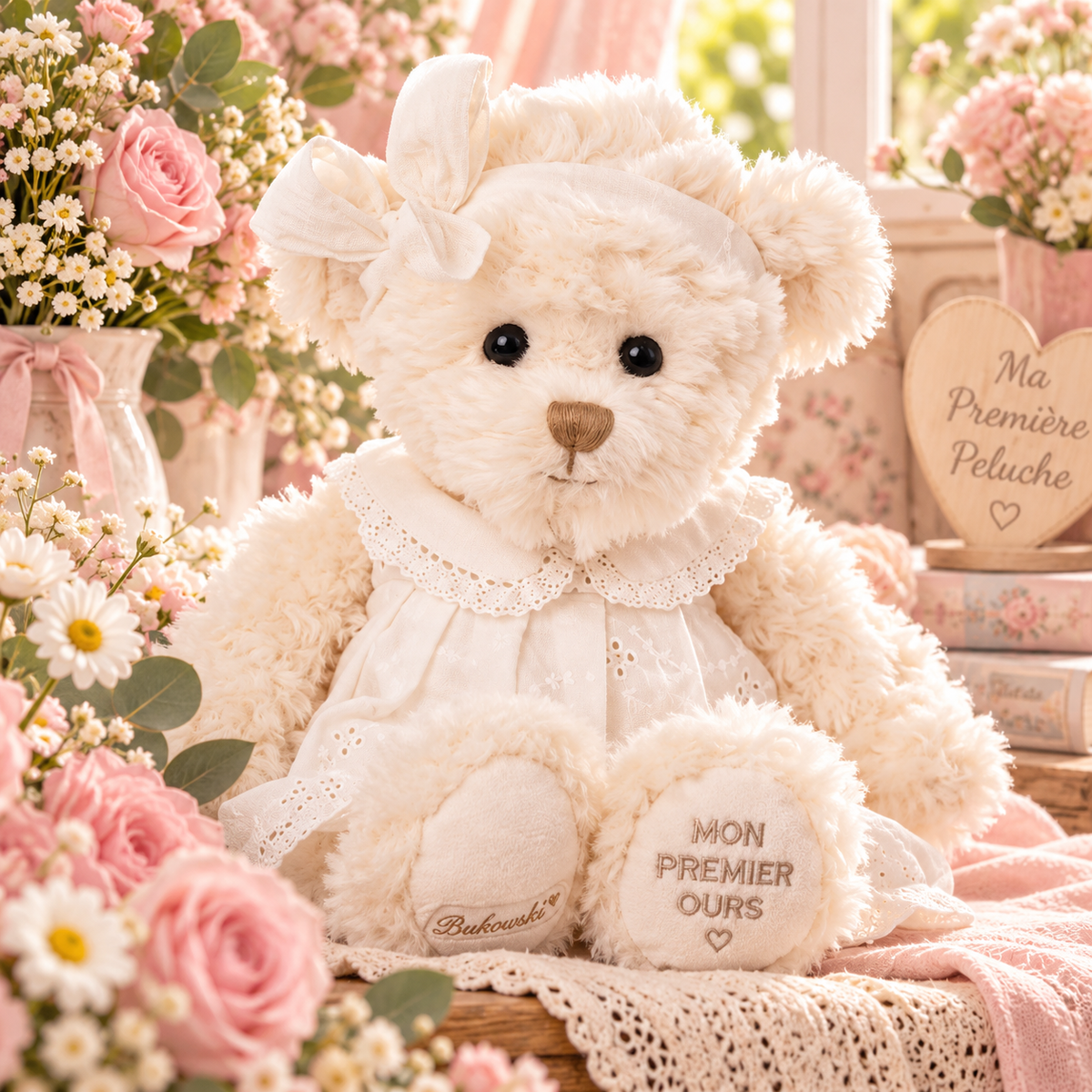 Mon Premier Ours Bukowski Zosia Albina – Cadeau Naissance