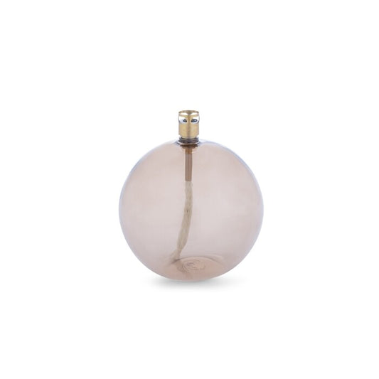 Lampe à Huile Ronde M Peri Living – Verre Champagne Ø11 cm