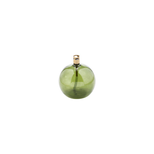 Lampe à Huile Ronde S Peri Living – Verre Vert Ø9 cm
