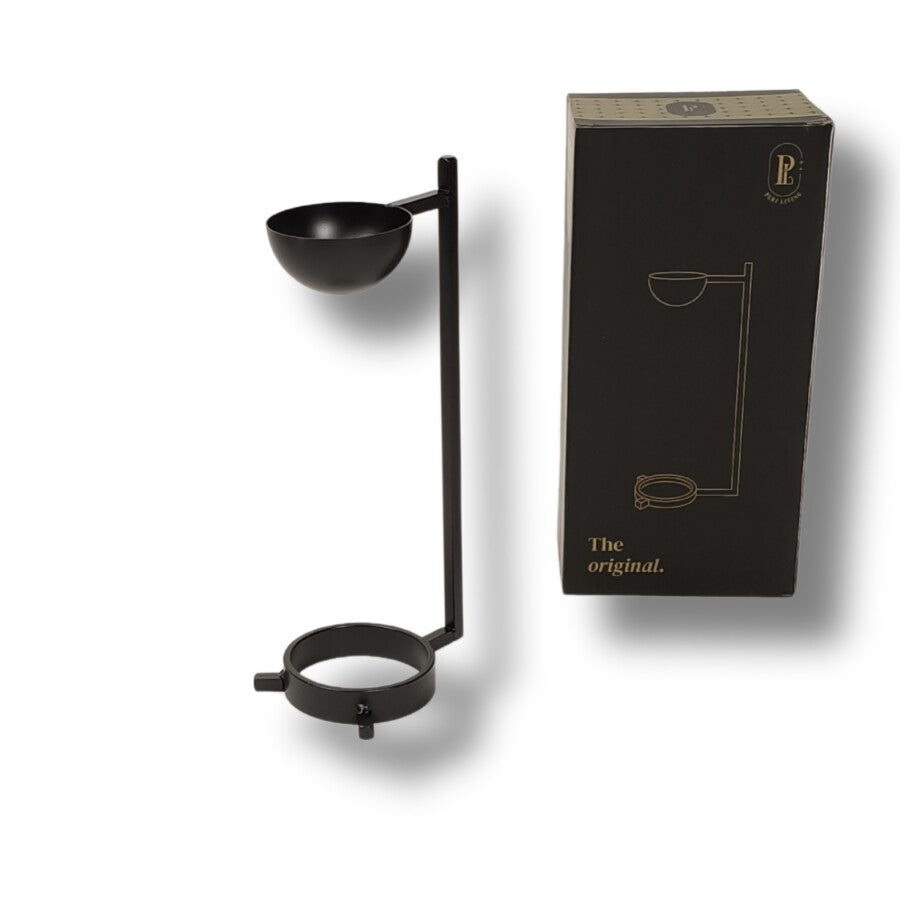 Brûle-Parfum Noir Peri Living – Diffuseur pour Cire Parfumée