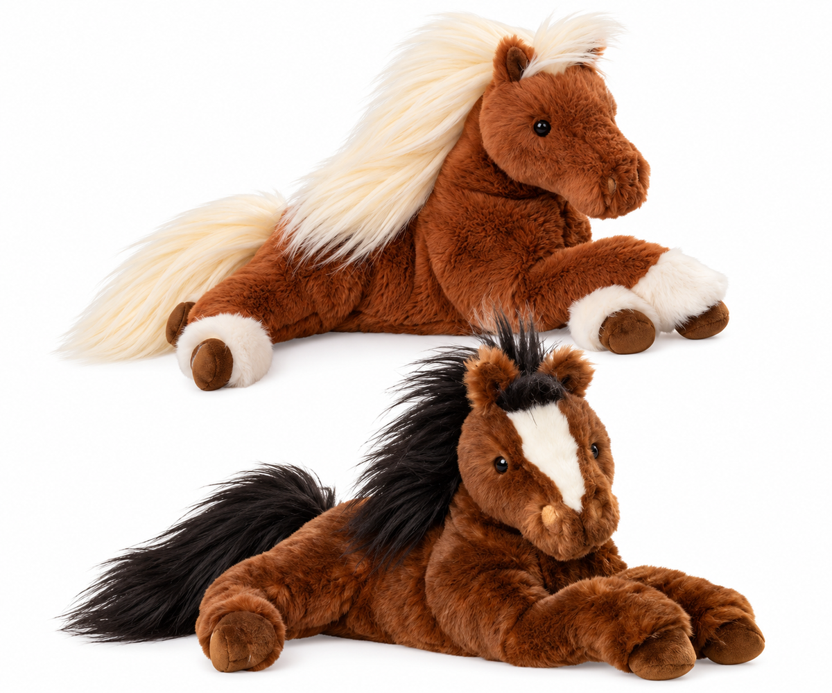 Peluche Bukowski Storm – Poney Marron 30 cm